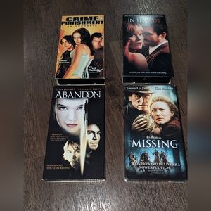 VHS Thriller Drama The Missing Abandon In The Cut Crime + Punishment In Suburbia